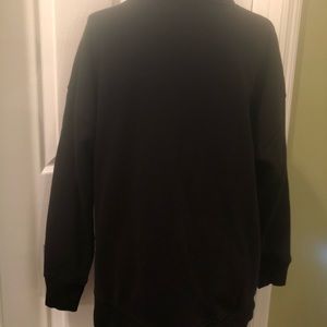 GAP Medium Tall Black Oversized Sweatshirt / dress M